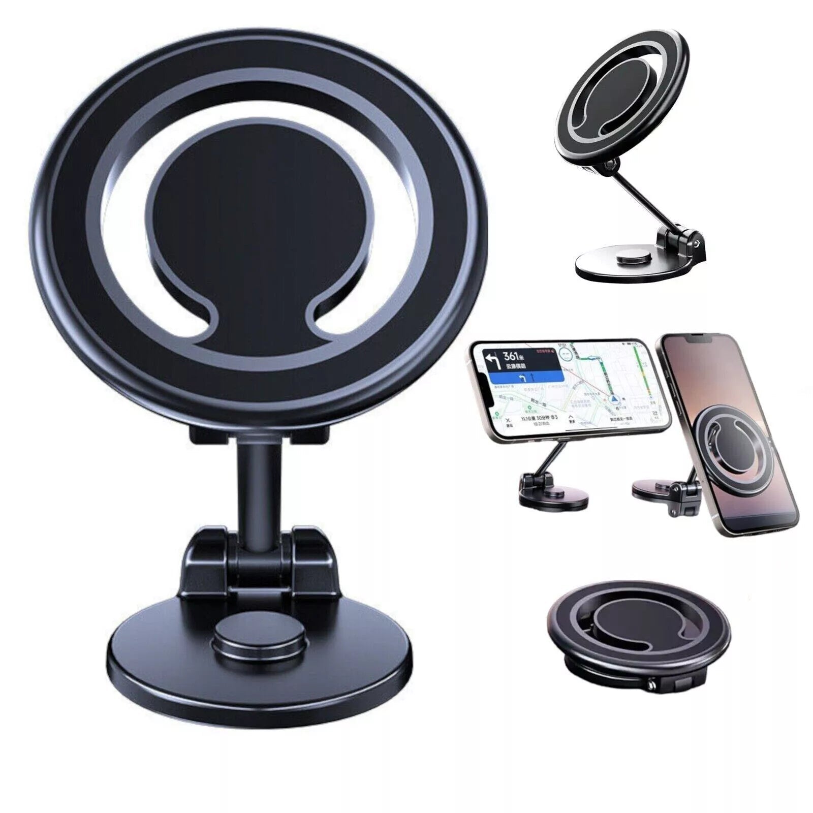 XKIN Magnetic Car Mount XK - Holder23 – Folding & 360° Rotating Dashboard Phone HolderIT CareMobile Holders & Stands