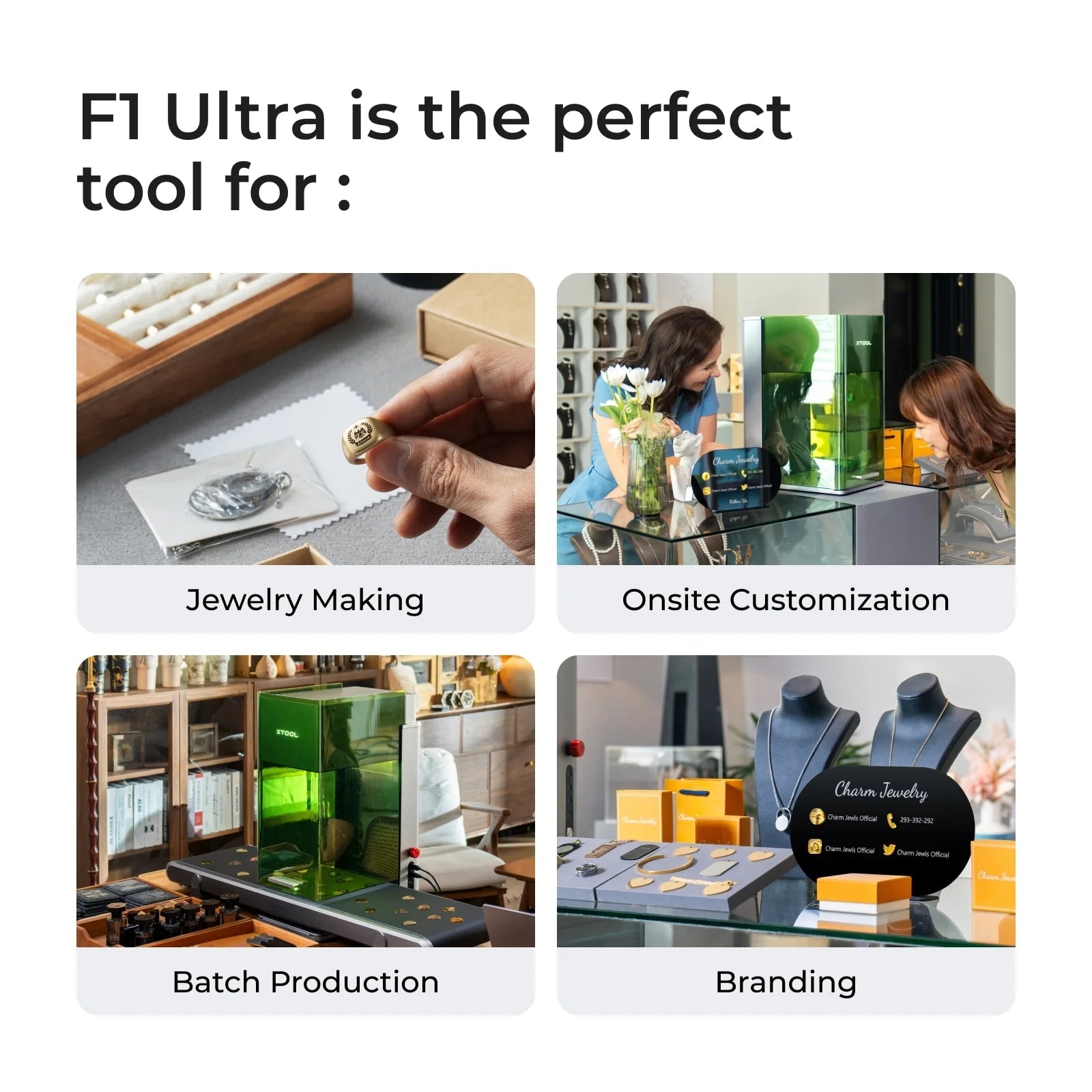 xTool F1 Ultra 20W Fiber & Diode Dual Laser Engraver Deluxe BundleIT CareLaser Engraving & Cutting Machine