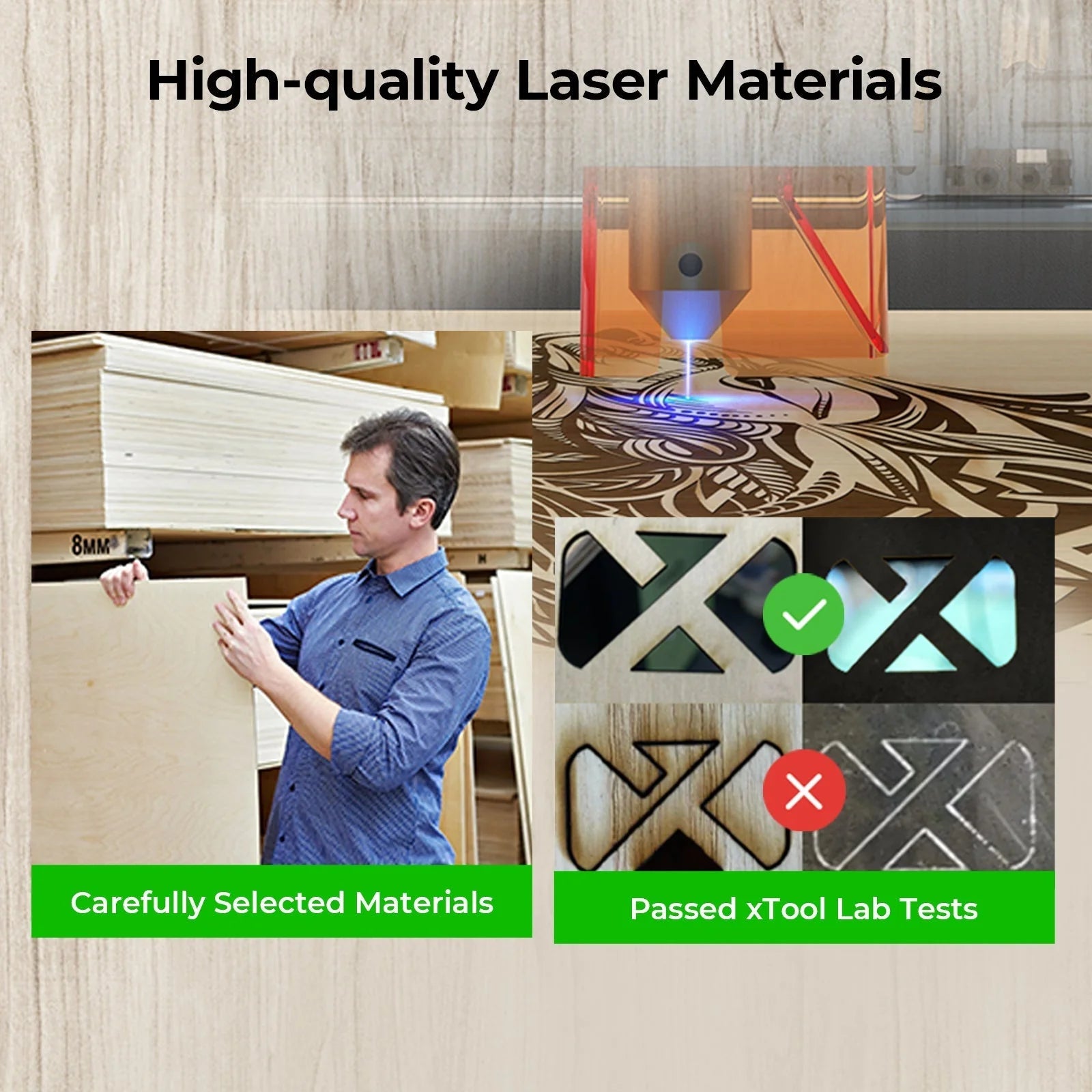 xTool Laser Material Explore Kit (111pcs)IT CareMaterial Explore Kit