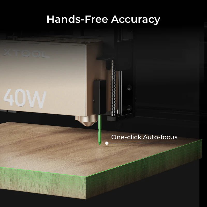 xTool S1 High - Power Enclosed Laser Cutter with SafetyPro AP2 Smoke PurifierIT CareLaser Cutter