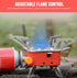 Portable Folding Camping Gas Stove with Butane Burner & Storage Bag - YC-201