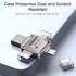 Yesido FL15 4-in-1 OTG Flash Drive - 512GB/ Up to 110 MB/s/ USB 3.0/ Micro/ Type-C/ Lightning Memory Stick
