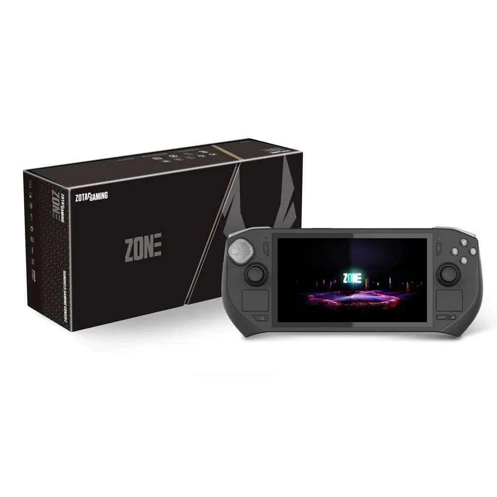 ZOTAC GAMING ZONE Handheld Gaming PC – AMD Ryzen 7 8840U / 16GB RAM / 512GB SSD / 7" FHD 120Hz AMOLED / Windows 11 HomeIT CareHandheld Gaming PC