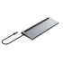 Powerology 11-in-1 Multi-Display USB-C Hub and Laptop Stand 100W - Grey
