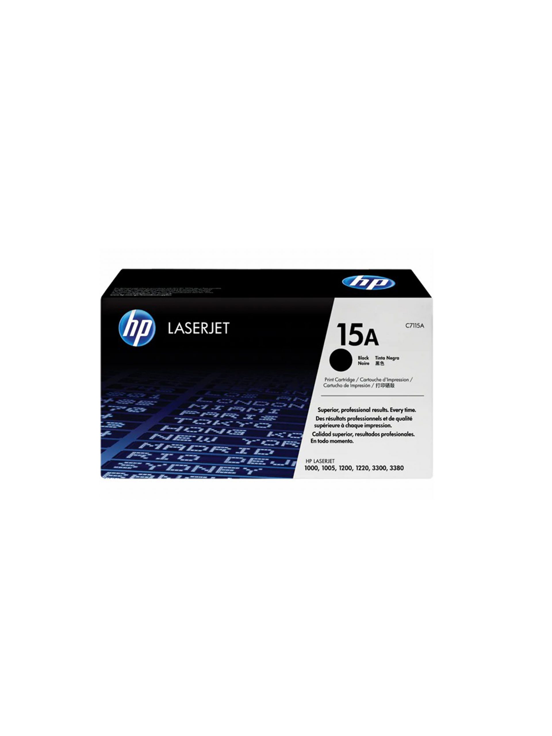 HP 15A Black LaserJet Toner Cartridge - (C7115A)