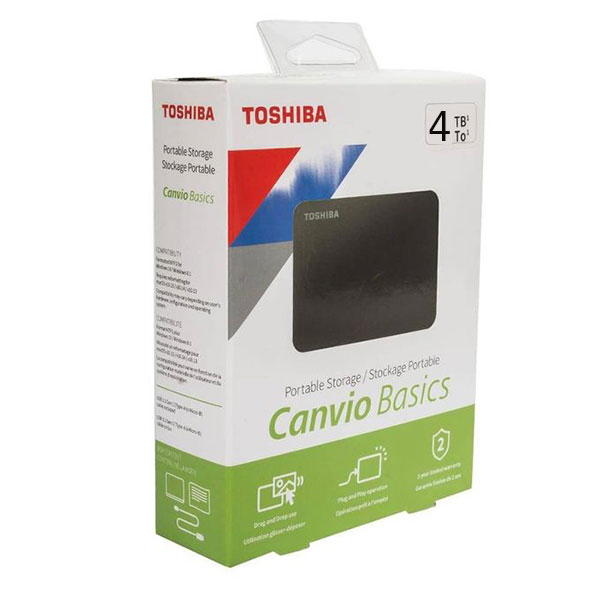 Toshiba Canvio Basics 4TB External USB 3.0 Portable Hard Drive Price -  iTCare
