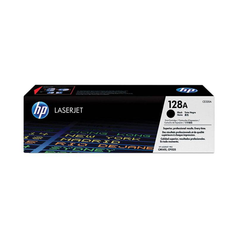 HP 128A Black Color - (CE320A)