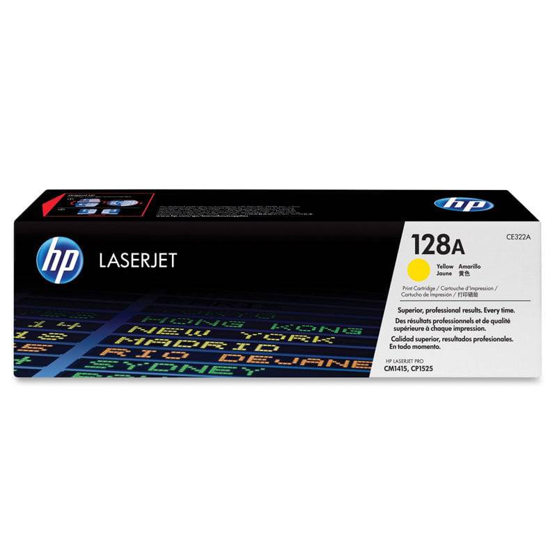HP 128A Yellow Color - (CE322A)