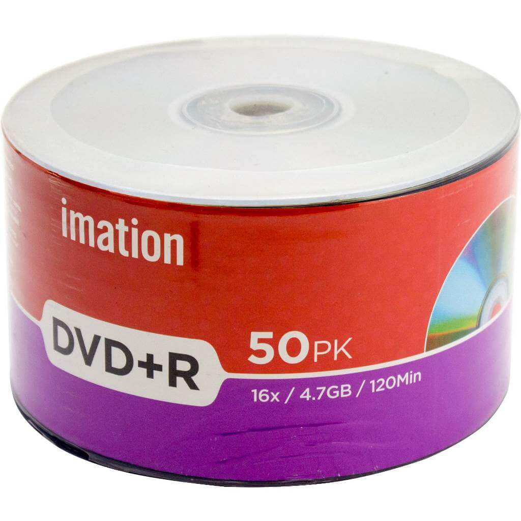 50-Pack-Imation-DVDR-16x-4.7GB-120Min-Blank-Disc